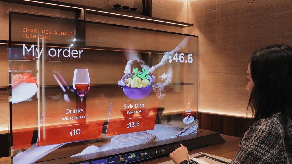 Tv LG transparente oled