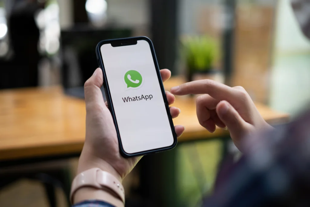 WhatsApp com compartilhamento de tela